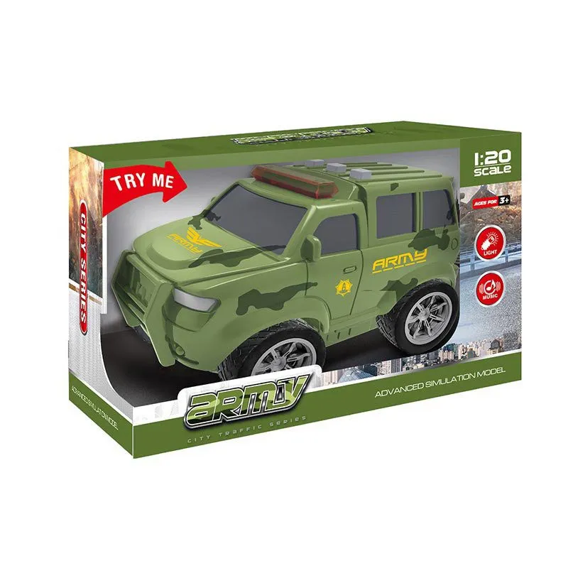 Дитяча військова машинка «City Series ARMY» 661-043D світло, музика