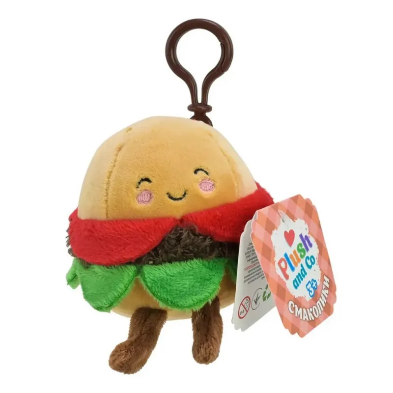 М'яка іграшка-брелок "Гамбургер" Plush and Co PLC25084, 7 см