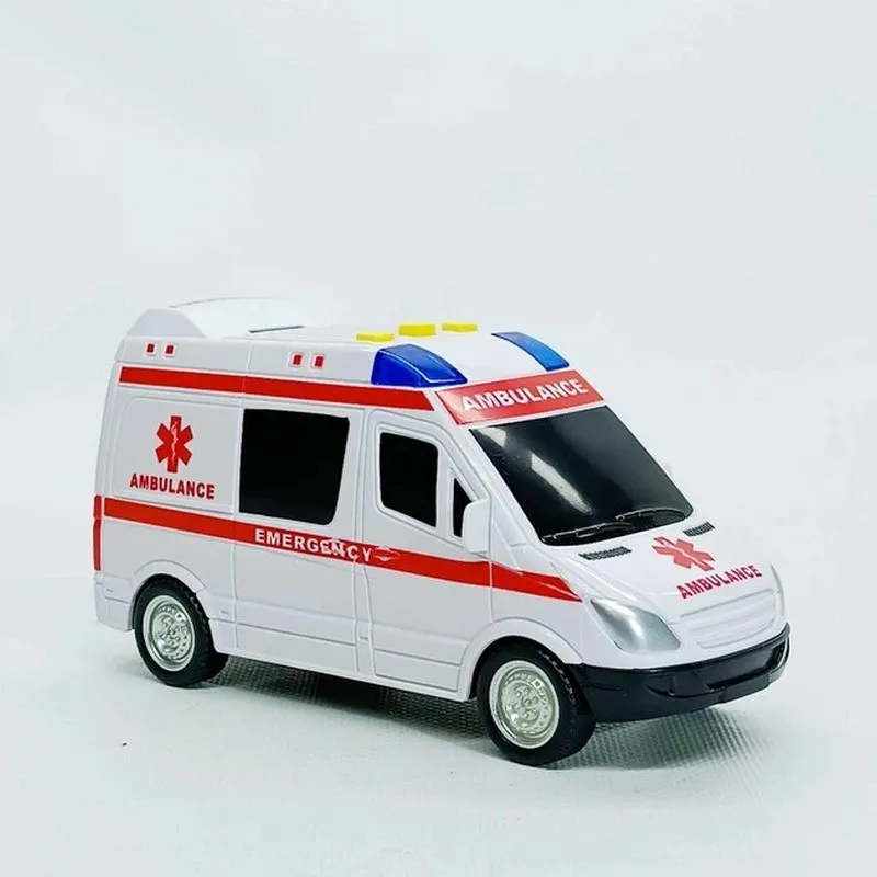 Дитяча автомодель "Швидка допомога" 7994, 17х7 см, звукові та світлові ефекти