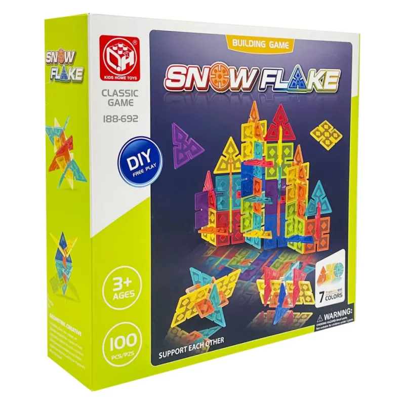 Дитячий набір конструктора "Snow Flake" 188-692, 100 деталей