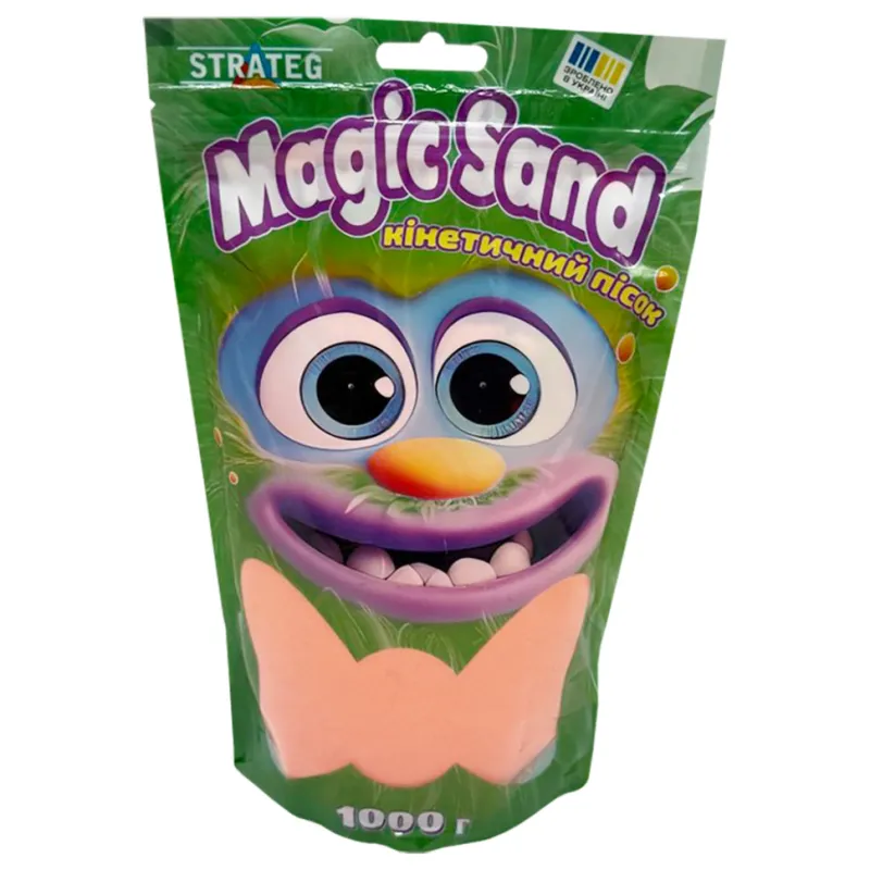 Креативна творчість "Кінетичний пісок Magic sand" 39404-7 помаранчевий 1 кг