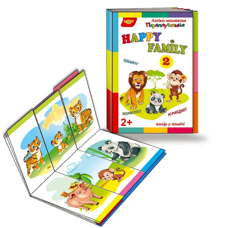 Дитяча розвивальна книжечка "Плутанина Happy Family 2" 595128