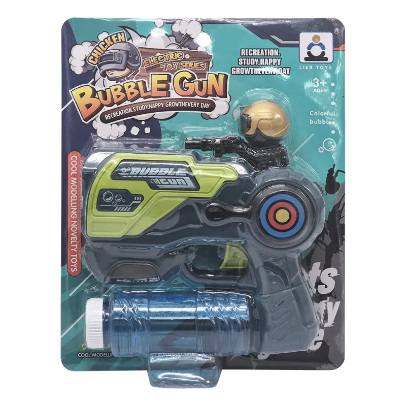 Пістолет з мильними бульбашками Bubble Gun 134-64A зі світлом та звуком