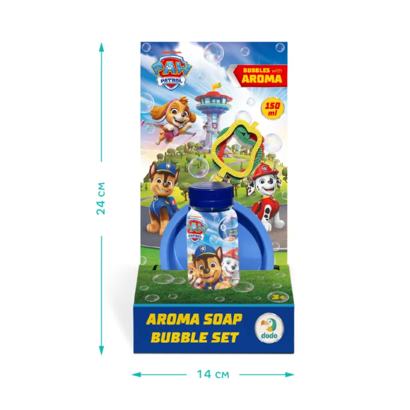 Ароматичні мильні бульбашки "Paw Patrol" 200732 об'єм 150 мл, 3 палички