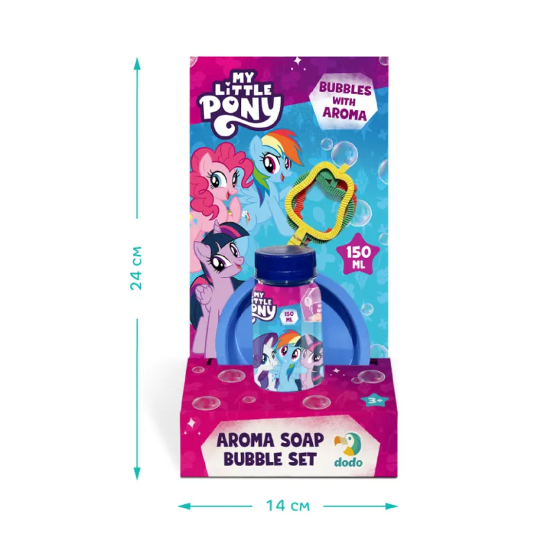 Ароматичні мильні бульбашки "My Little Pony" 200735 об'єм 150 мл, 3 палички