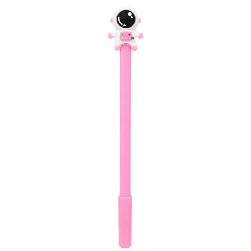 Ручка дитяча з іграшкою "Spaceman" A007(Pink) гелева, синя