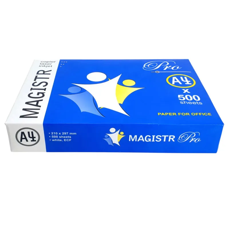 Папір офісний Magistr Pro для принтера A4-500+, 500 аркушів, щільність 80 г/м²