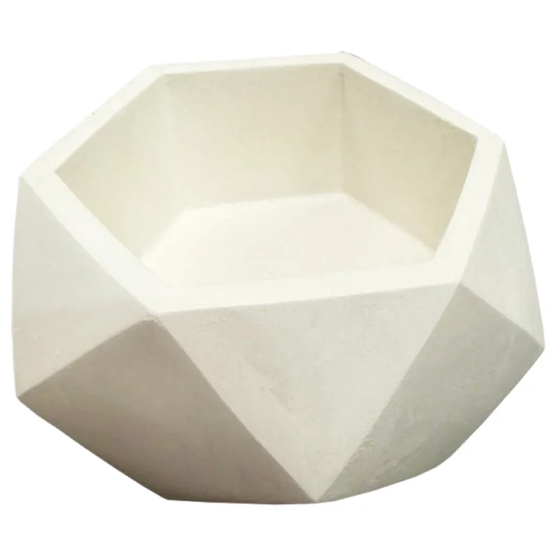 Гіпсове кашпо "Великий багатогранник" GK-10-polyhedron