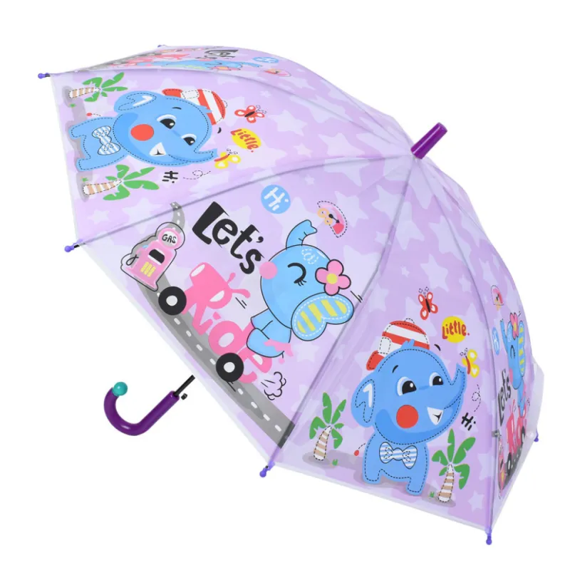 Дитяча парасолька "Let's ride" MK 5801(Violet) довжина 67 см, тростина 60,5 см, діаметр 84 см, спиця 47 см