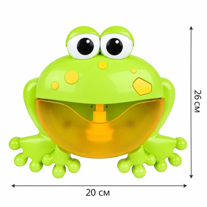 Іграшка для купання "Жабка" X18002 Bubble Frog, зі звуковими ефектами