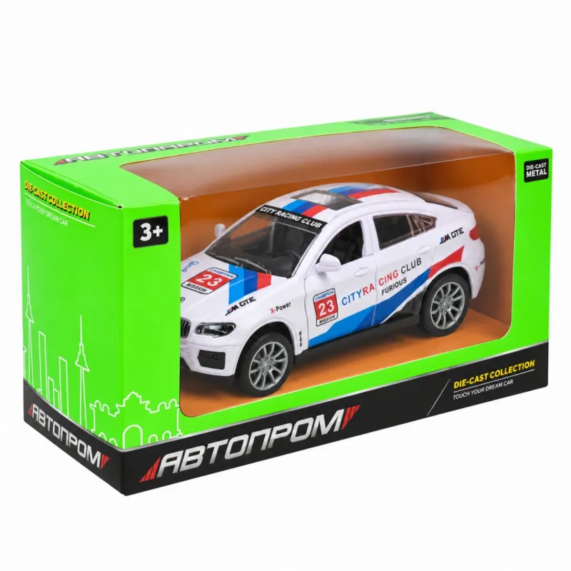 МАШИНА "АВТОПРОМ" BMW Х6 (БІЛИЙ)
