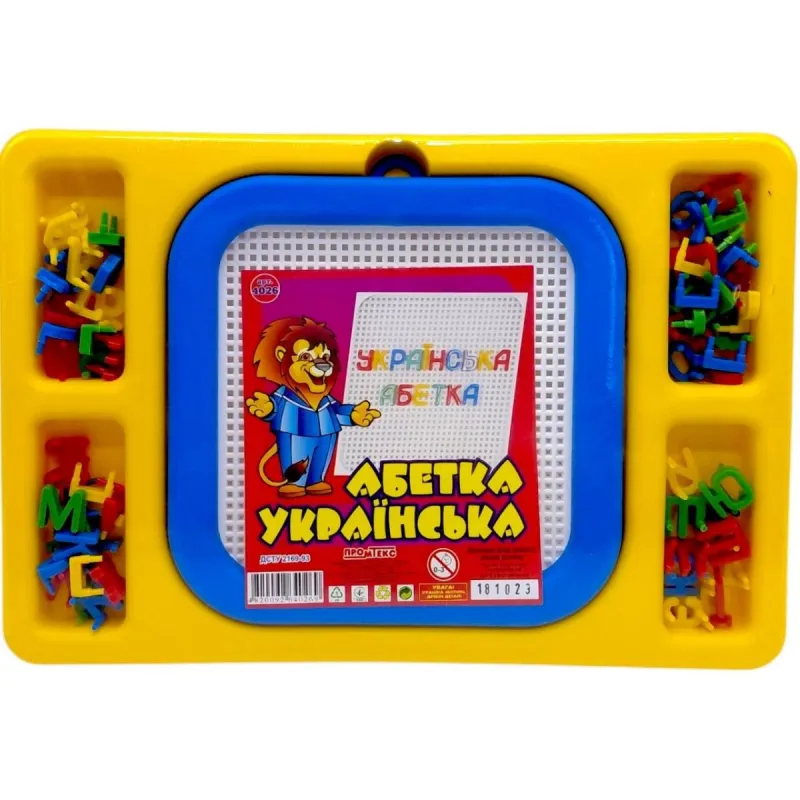 Мозаїка „Абетка українська” (велика із зʼємним полем), МІКС видів