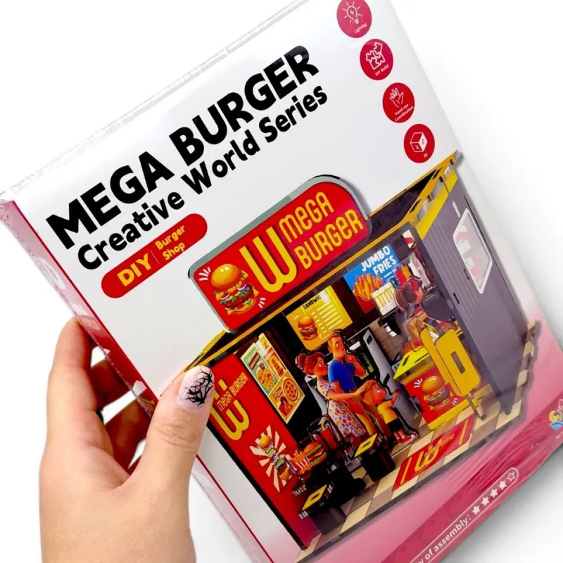 3D РУМБОКС "MEGA BURGER" (52 ДЕТ)