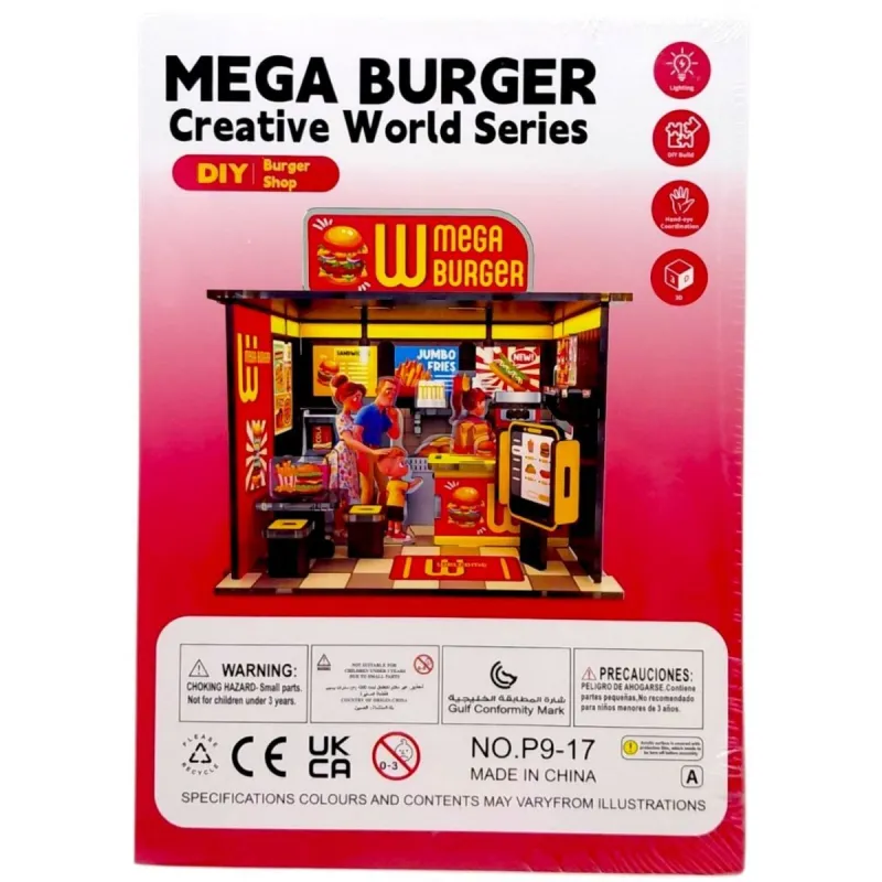 3D РУМБОКС "MEGA BURGER" (52 ДЕТ)
