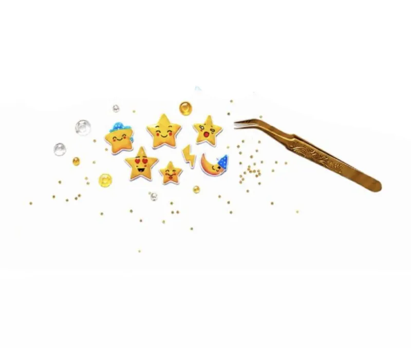 Наліпки дизайн "Shiny star" (набір 6 шт)