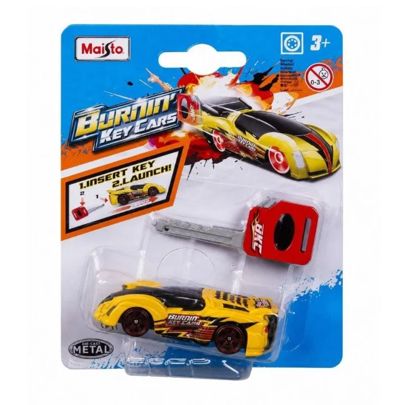Машинка іграшкова, інерційна Burninʼ Key Cars Ass, в асорт.