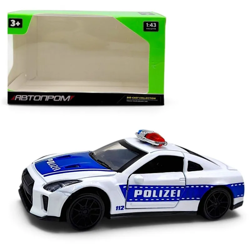 МАШИНА МЕТАЛЕВА "АВТОПРОМ" POLIZEI (БІЛИЙ)