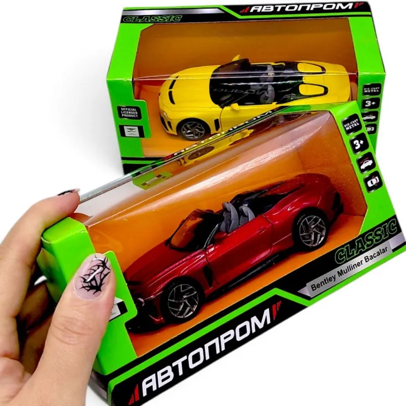 МАШИНА МЕТАЛЕВА "АВТОПРОМ" BENTLEY BACALAR (ЧЕРОВНИЙ)