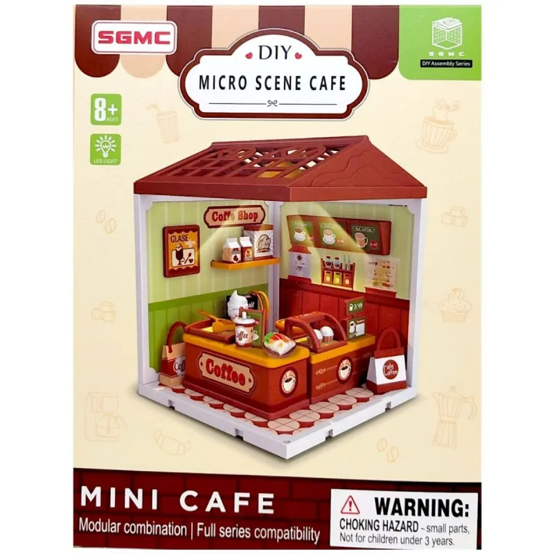 Набір для творчості (Рум Бокс Room box) короб. 14,5х4,2х19 см (КОРИЧНЕВИЙ)