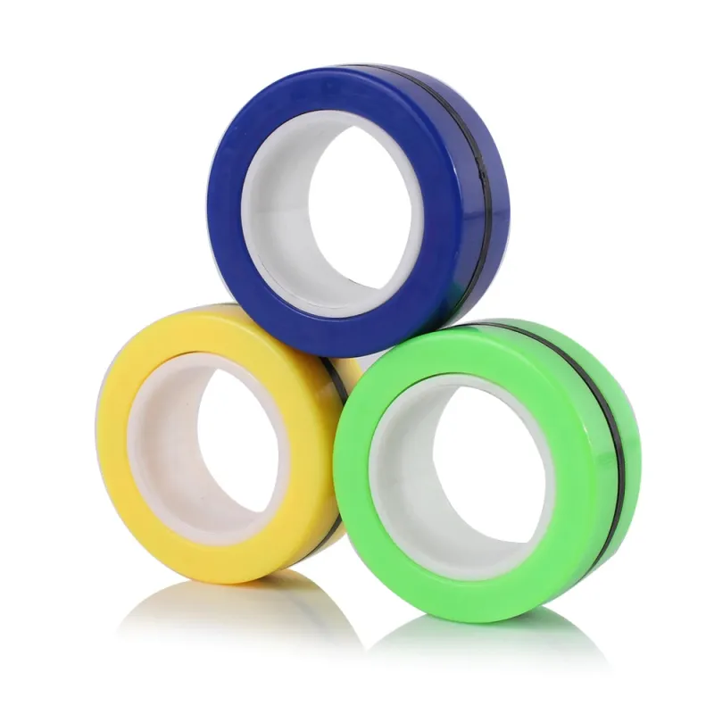 Антистрес іграшка магнітні кільця Finger magnetic rings