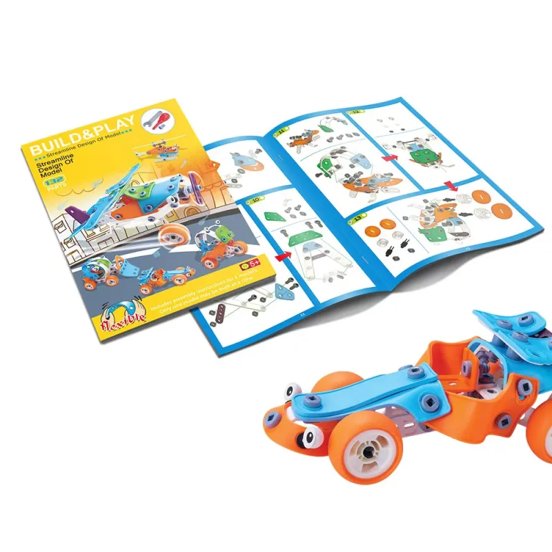 Конструктор Build&Play 5 в 1 Літак 132 ел. (J-201)