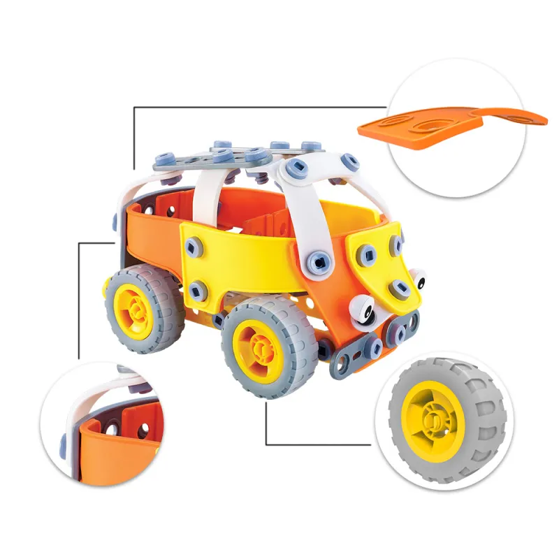 Конструктор Build&Play 5 в 1 Автобус 148 ел. (J-202)