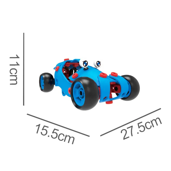 Конструктор Build&Play 6 в 1 Потяг 134 ел. (J-7757)