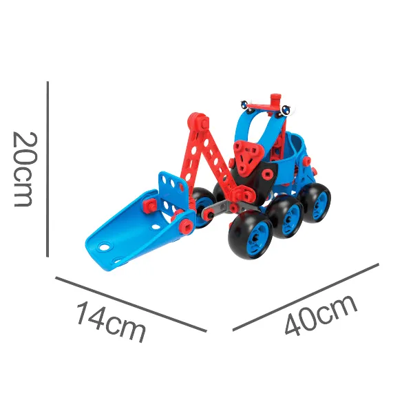 Конструктор Build&Play 6 в 1 Потяг 134 ел. (J-7757)