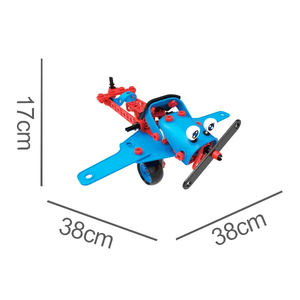 Конструктор Build&Play 6 в 1 Потяг 134 ел. (J-7757)