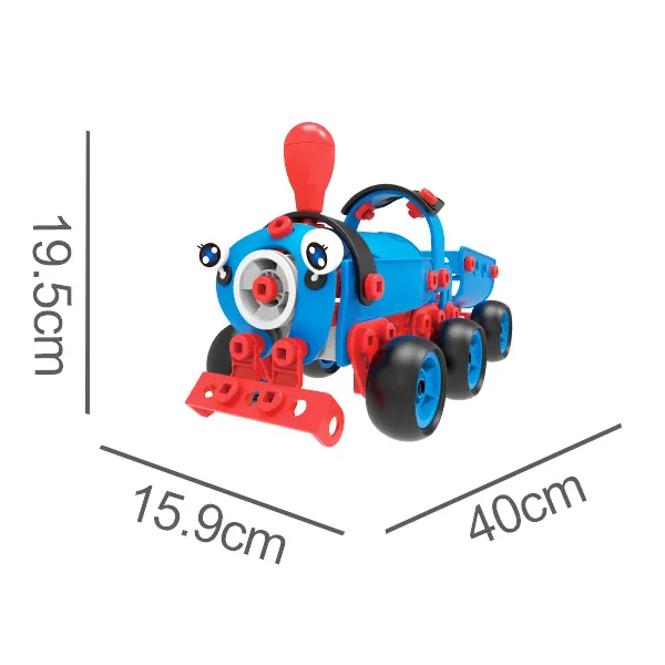 Конструктор Build&Play 6 в 1 Потяг 134 ел. (J-7757)