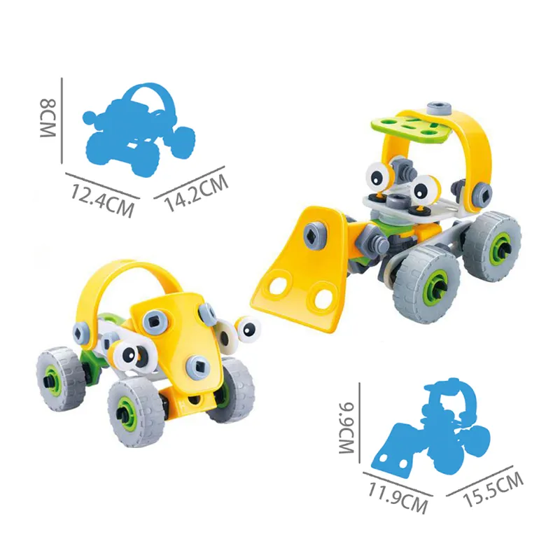 Конструктор Build&Play 2 в 1 Будівельники 56 ел. (J-7725)