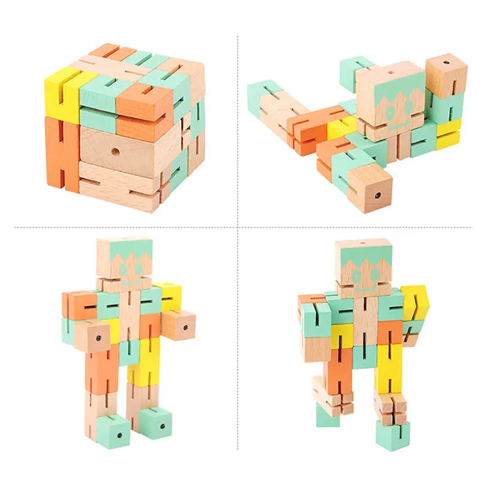 Головоломка РобоКуб (CubeBot) Зеленый