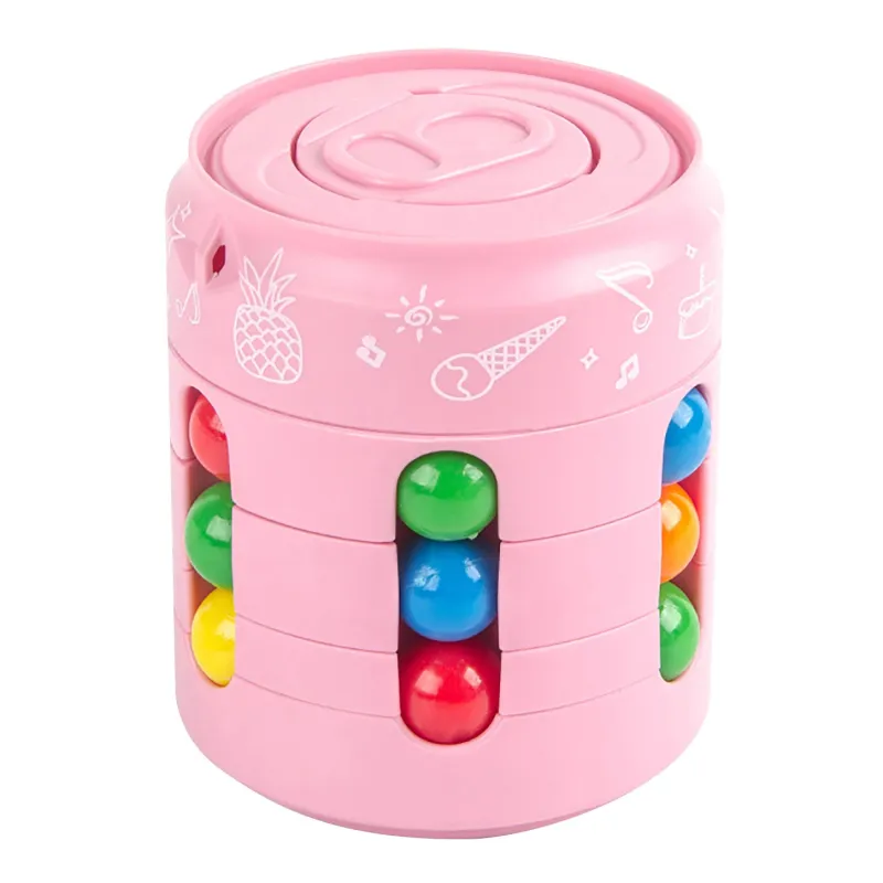 Головоломка антистрес Fidget Cans Cube Рожевий