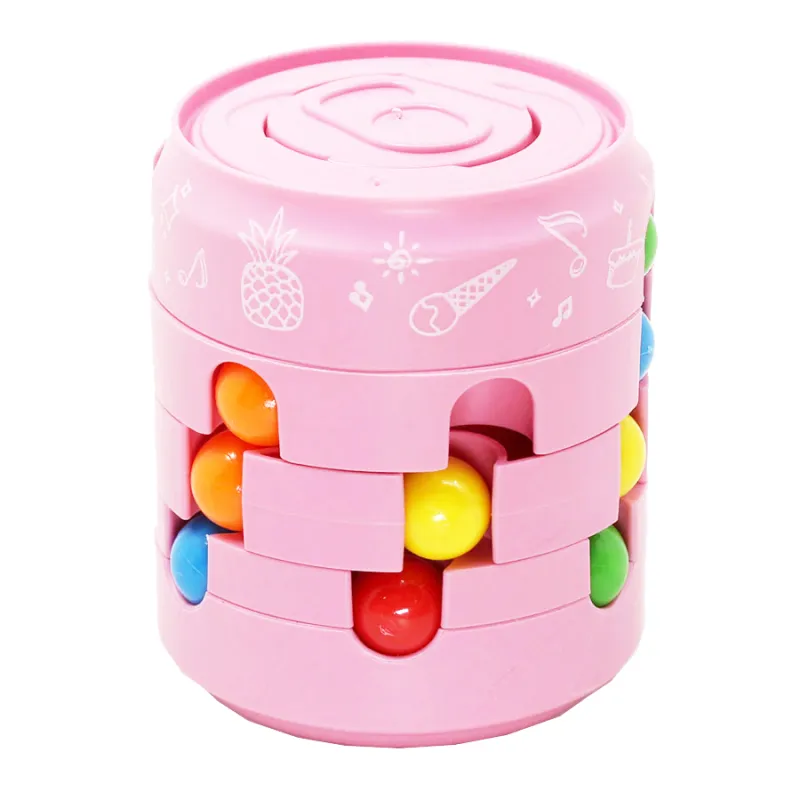 Головоломка антистрес Fidget Cans Cube Рожевий