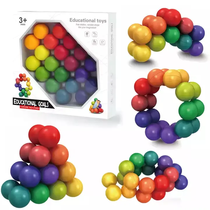 Головоломка антистрес Rainbow Puzzle Balls