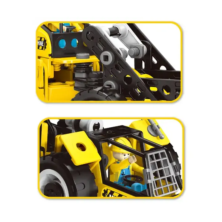 Конструктор Build&Play 6 в 1 Інженерна техніка 223 ел. (J-7770)