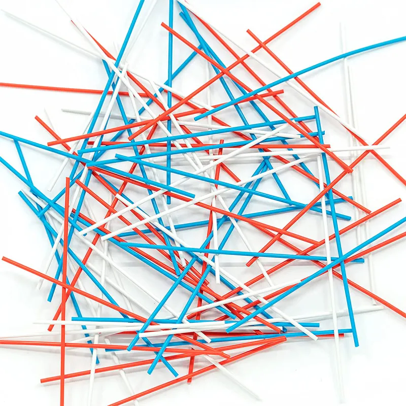 Набір стрижнів для 3D-ручки 3Doodler Start - Мікс (75 шт: червоний, білий, синій)