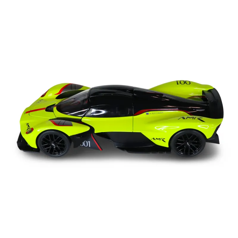 Автомодель - Aston Martin Valkyrie (жовтий, 1:18)
