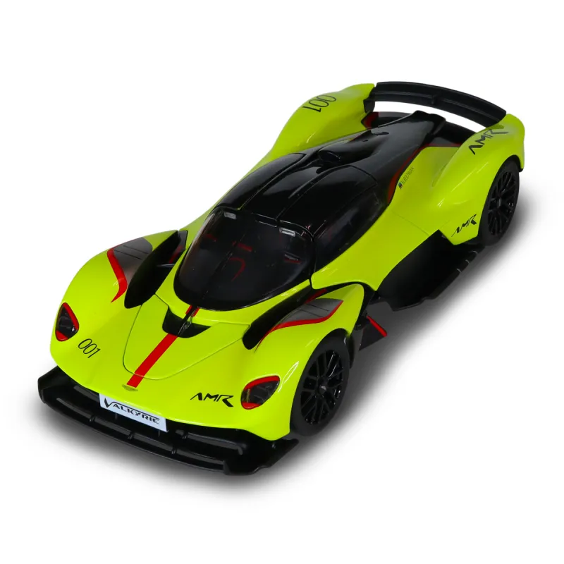 Автомодель - Aston Martin Valkyrie (жовтий, 1:18)