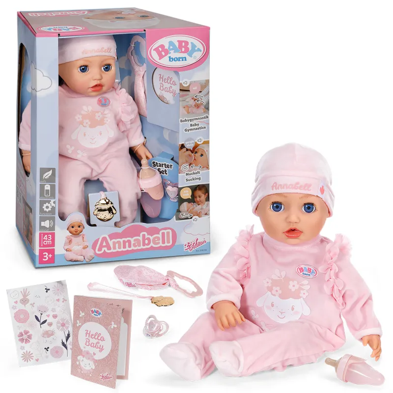 Інтерактивна лялька Baby Born – Аннабель (43 см)
