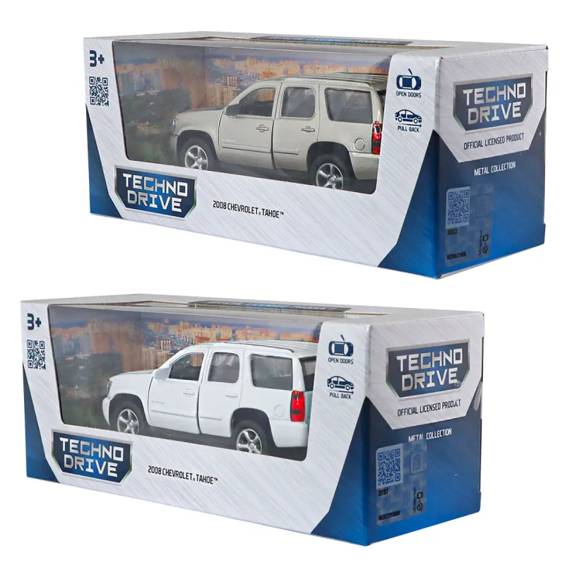 Автомодель - Chevrolet Tahoe 2008 (білий, сірий)