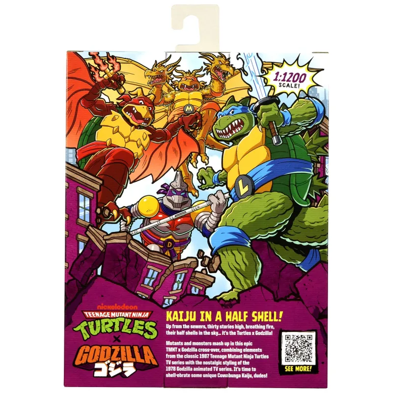 Фігурка TMNT x Godzilla – Лео в образі Ґодзілли