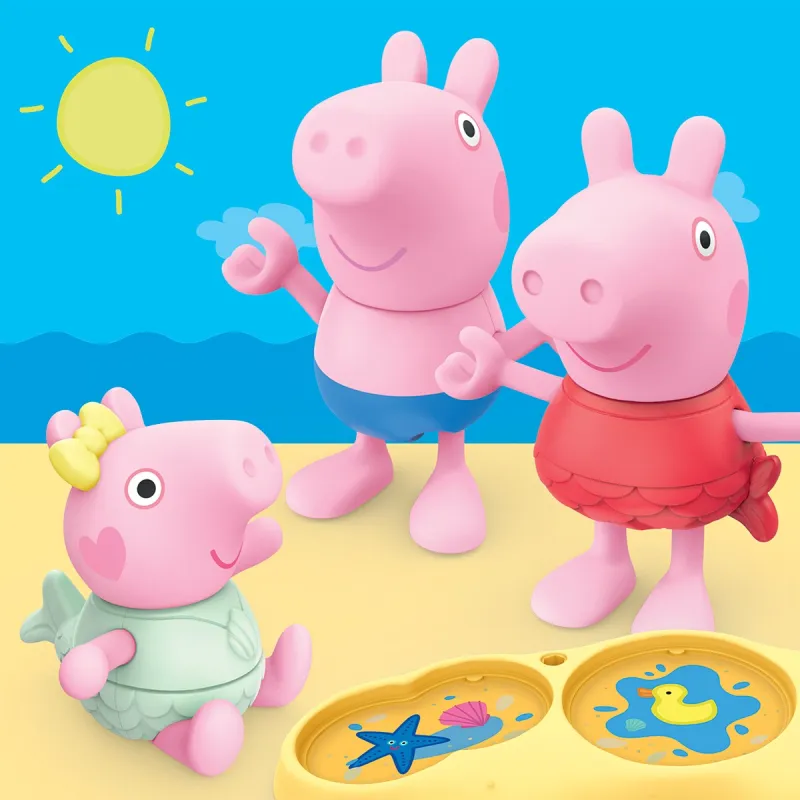 Ігровий набір Peppa Figurines – Три маленькі свинки на пляжі