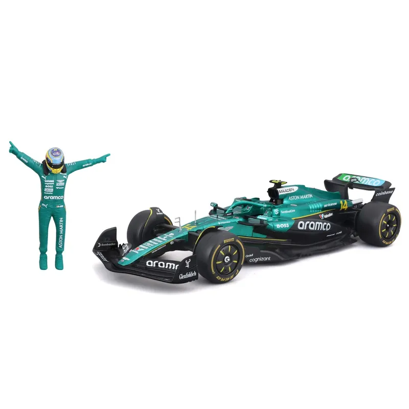 Автомодель з фігуркою – Aston Martin AMR25 (2025) (1:24)