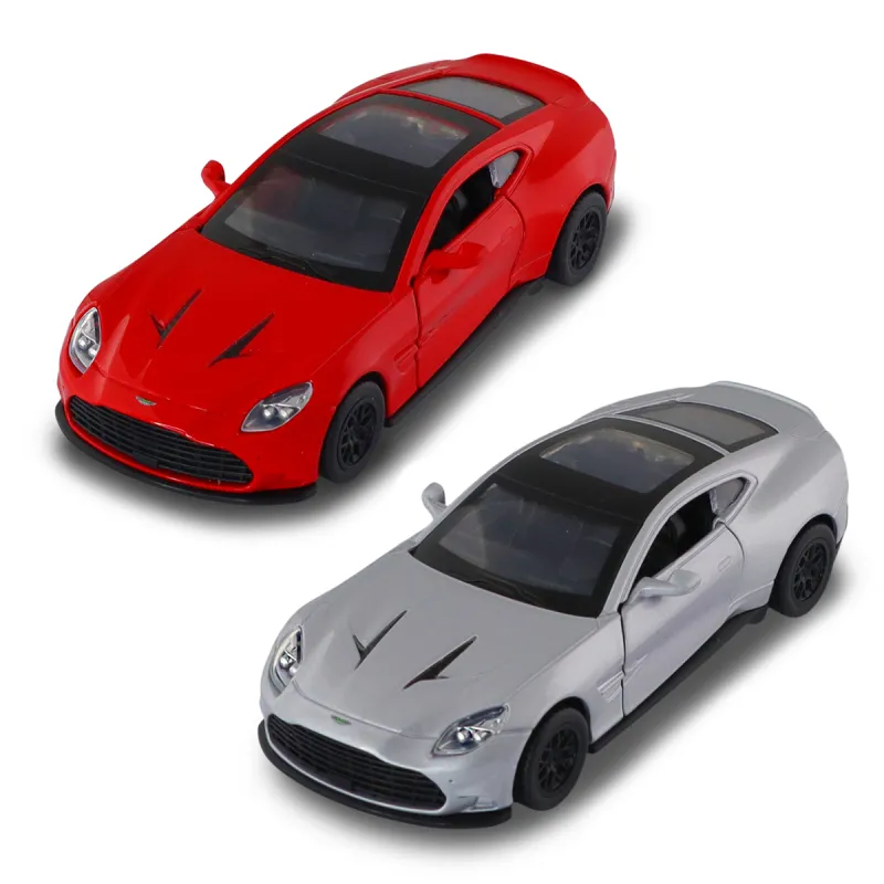 Автомодель - Aston Martin Vanquish (червоний, сріблястий)