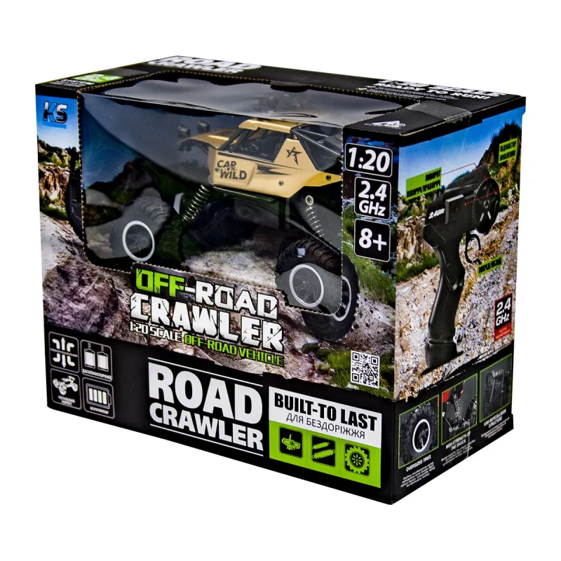 Автомобіль Off-Road Crawler З Р/К - Car Vs Wild (Золотий)