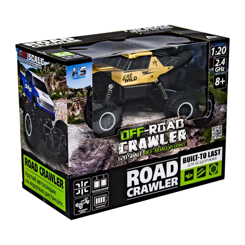 Автомобіль Off-Road Crawler З Р/К - Car Vs Wild (Золотий)