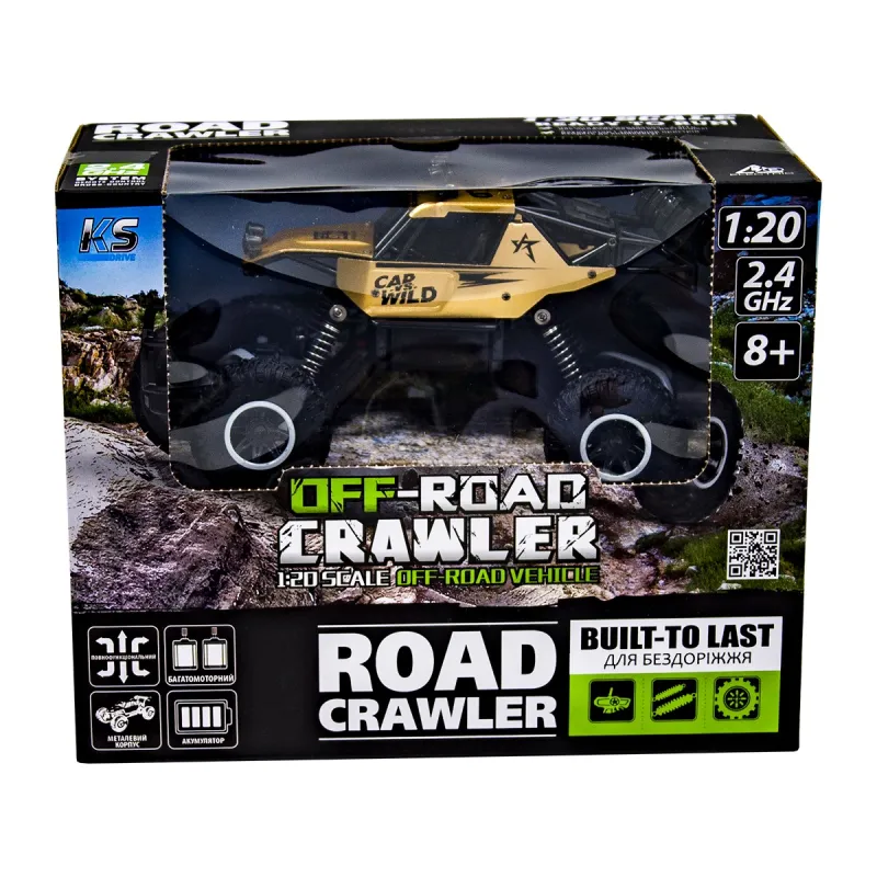 Автомобіль Off-Road Crawler З Р/К - Car Vs Wild (Золотий)