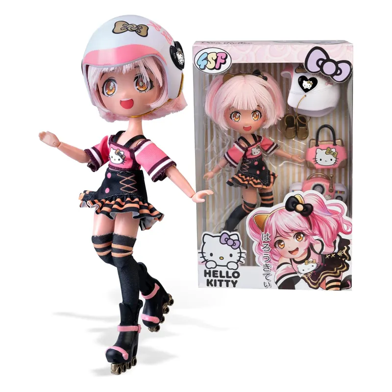 Ігровий набір 4SF Manga Dolls серії Hello Kitty – Золота Ролер Діва