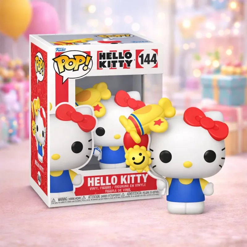 Ігрова фігурка Funko POP! серії Hello Kitty - Хелоу Кітті з кульками